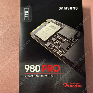 [미개봉] 삼성 980 PRO M.2 NVMe SSD 1TB 판매합니다
