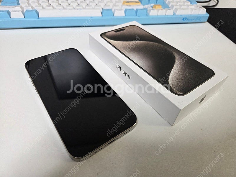 아이폰15프로맥스 내추럴티타늄 256GB 판매합니다.--1