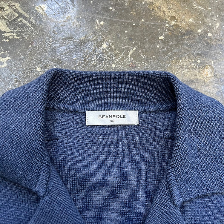 100) 빈폴 더블 니트 가디건 라코스테 폴로 랄프로렌 헤지스 이미지