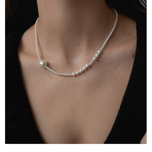 미드나잇모먼트 volume pearl necklace