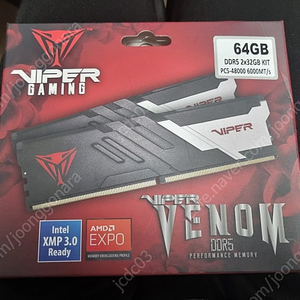 패트리어트 VIPER VENOM DDR5 64G CL30 6000MHz (하이닉스)