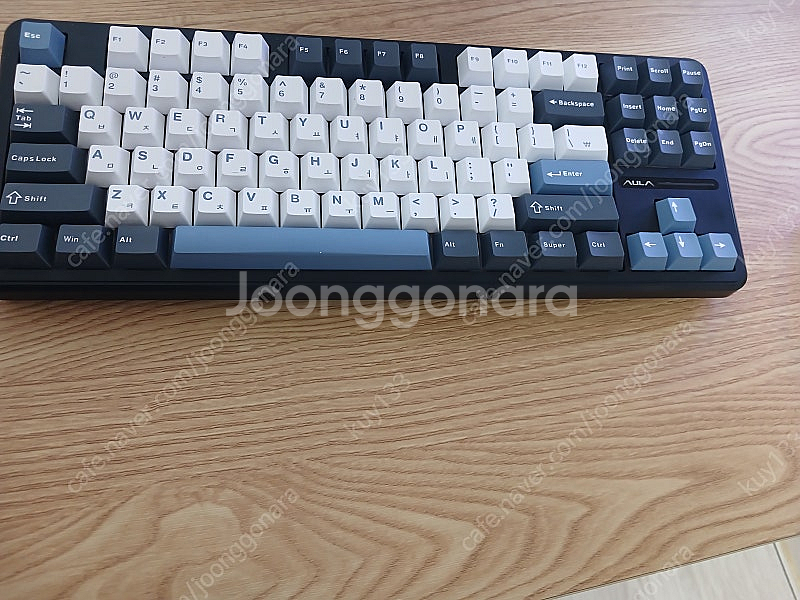 AULA F87Pro 유무선 독거미 한글 기계식 키보드...--0