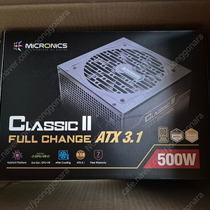 마이크로닉스 Classic II 풀체인지 500W 파워서플라이 새제품