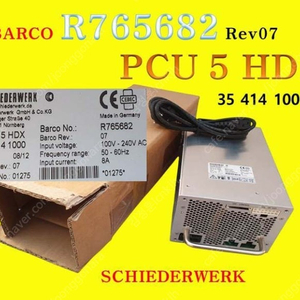 HDX POWER 바코 SMPS POWER SUPPLY R765682K R7 PCU 5 HDX PCU5HDX 35 414 1000 BARCO R765682