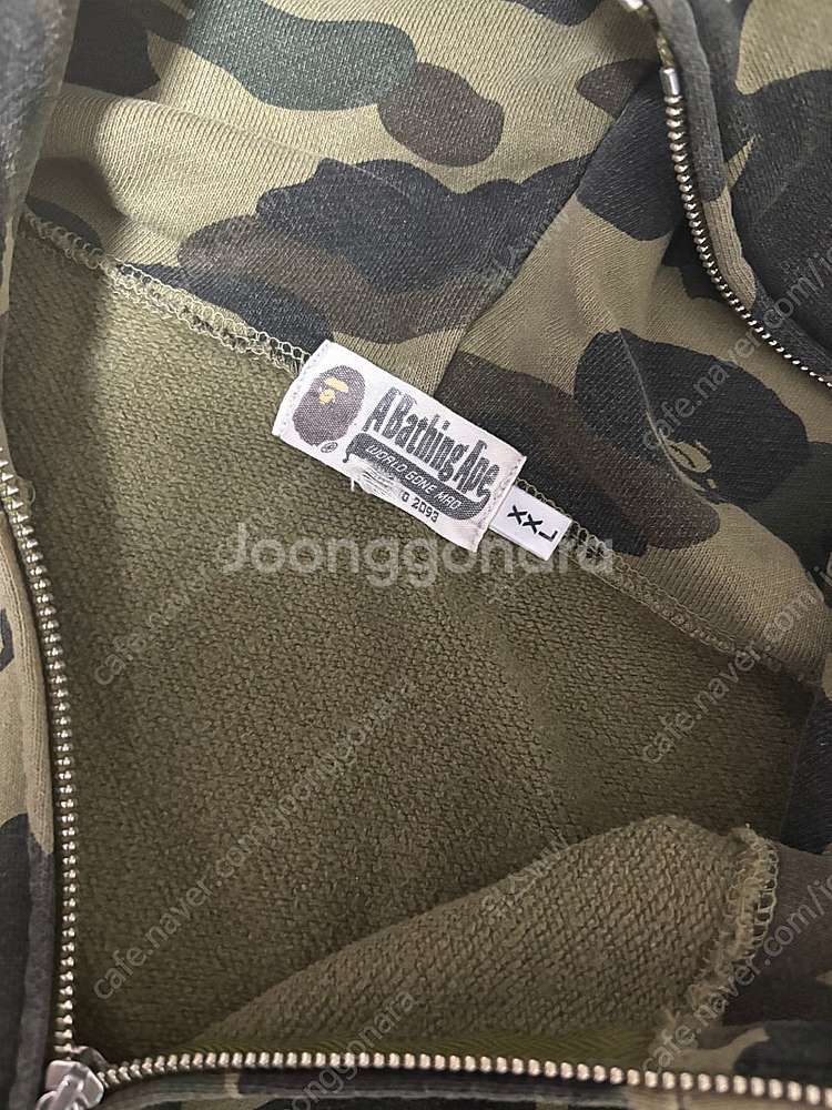 베이프 샤크 후드집업 녹계--3