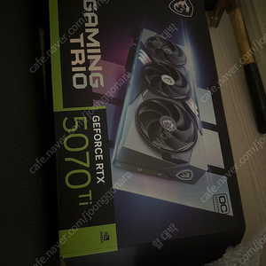 msi 5070ti gamingtrio oc 단순개봉