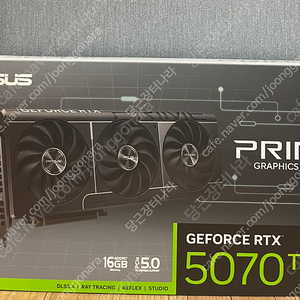 ASUS PRIME RTX 5070Ti 대원cts