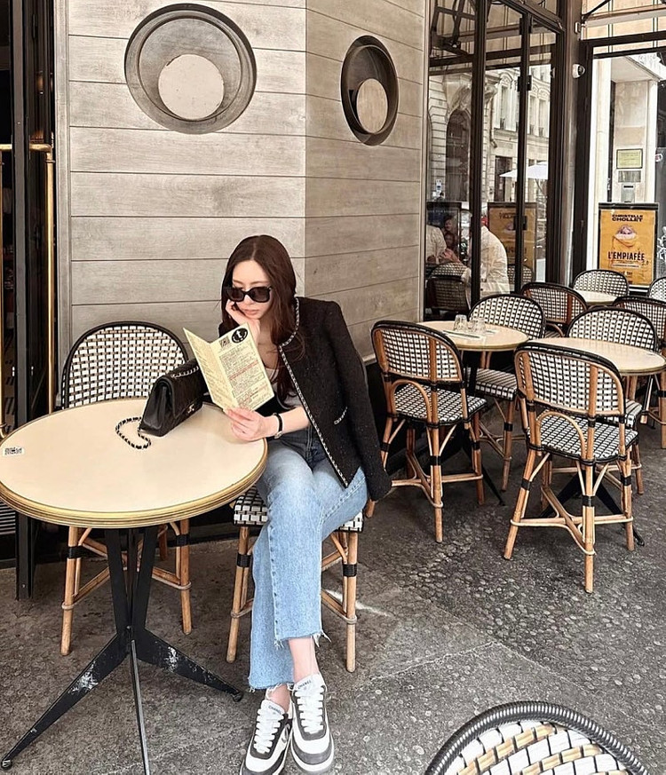 [가격내림] 더로랑 제작 체인 트위드 자켓 S 미개봉 새상품 판매합니다.!!!﻿--6