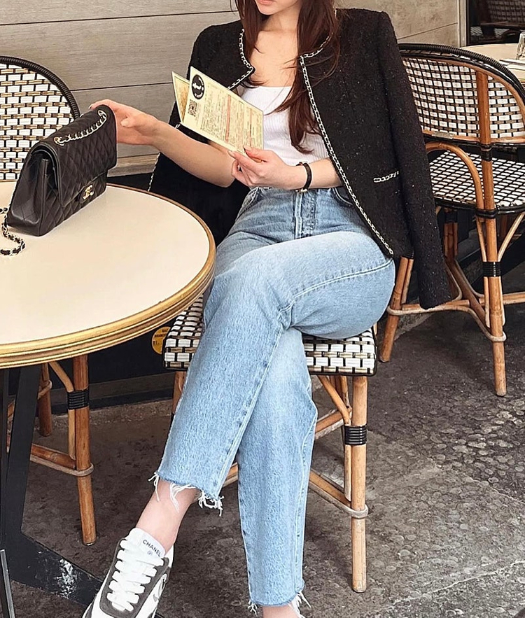 [가격내림] 더로랑 제작 체인 트위드 자켓 S 미개봉 새상품 판매합니다.!!!﻿--7