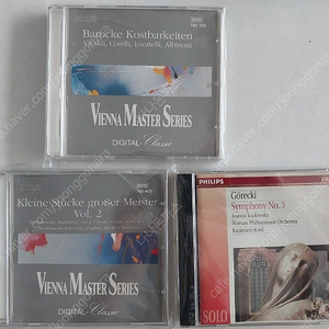 Gorecki Symphony No.3 Kord와 Vienna Master Series Classic CD