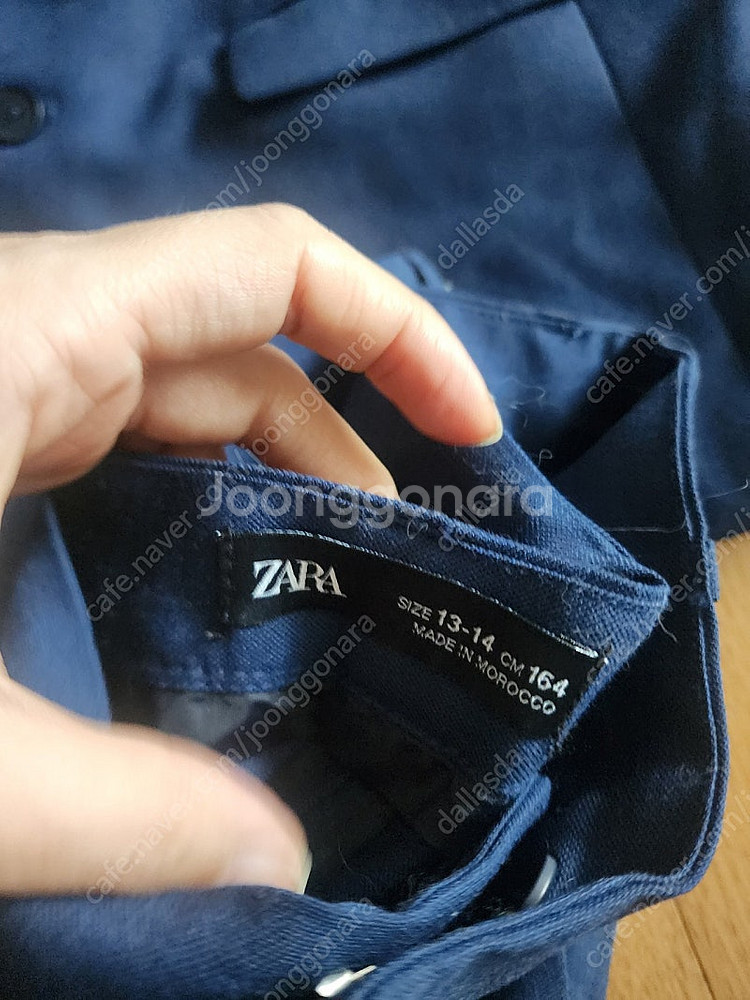자라 초등 남아 정장 네이비색상--2