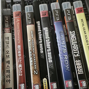 플스3 PS3용 타이틀 + 가이드북/대사집/공량집 사진참고(GTA4 완다와거상 드래곤즈 도그마 싱귤래리티 블랙 옵스 메탈기어 솔리드4 테일즈 오브 베스페리아 등등등