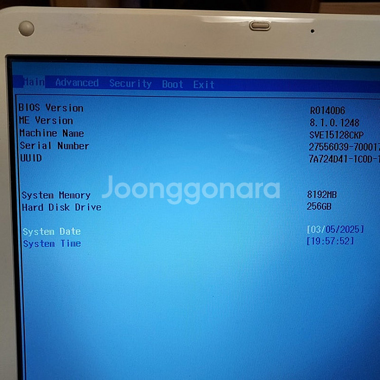 [팝니다] 구형 소니 노트북 SONY SVE15128C...--8