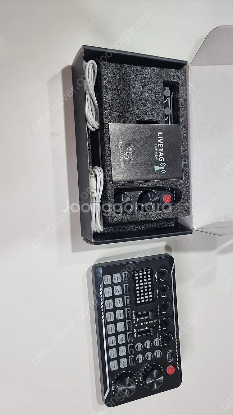 라이브 믹서 라이브택 T50 판매합니다--3
