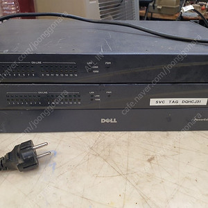 DELL POWEREDGE 2161 DS-2 16 포트 콘솔 스위치 와 16포트 2161공유기2대