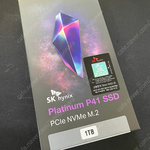 SK하이닉스 Platinum P41 M.2 NVMe 1TB 미개봉 국내 정품