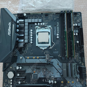 인텔 i5-9600k / asrock b360m pro4 / 삼성 램 16기가 세트