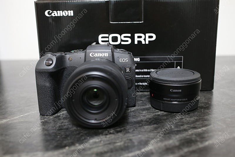 캐논 미러리스 EOS RP, RF 35mm 1.8 마크로 렌즈, 어댑터 이미지