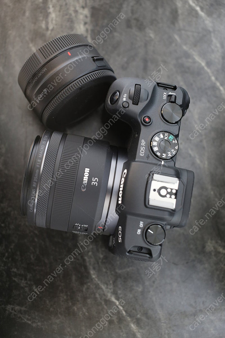 캐논 미러리스 EOS RP, RF 35mm 1.8 마크로 렌즈, 어댑터 이미지