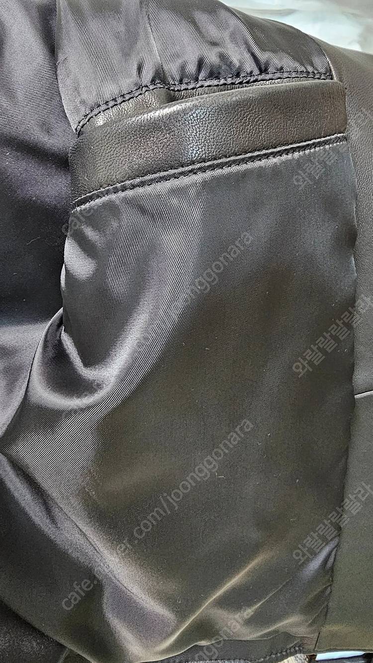 양가죽 라이더 자켓--8