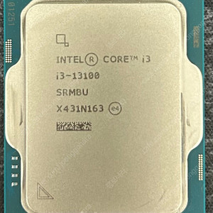 인텔 cpu i3-13100팝니다