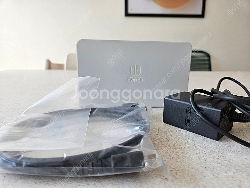 닌텐도 스위치 정품독(화이트)--0