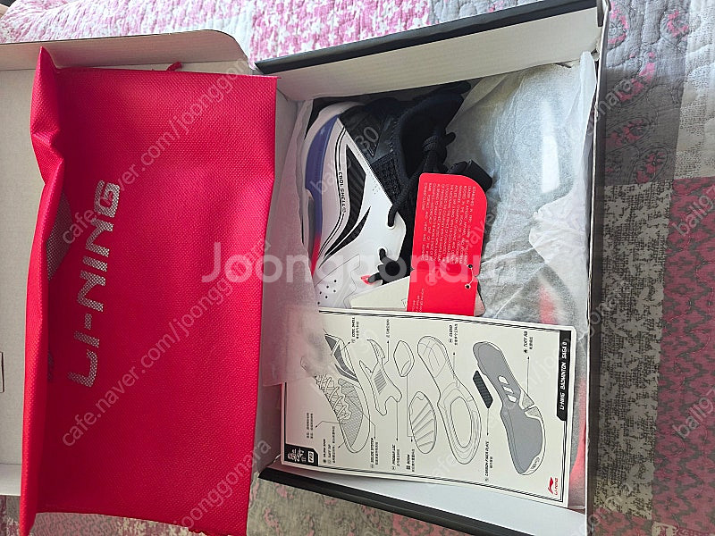 리닝 사가2 프로 260mm 배드민턴화 판매합니다.--4
