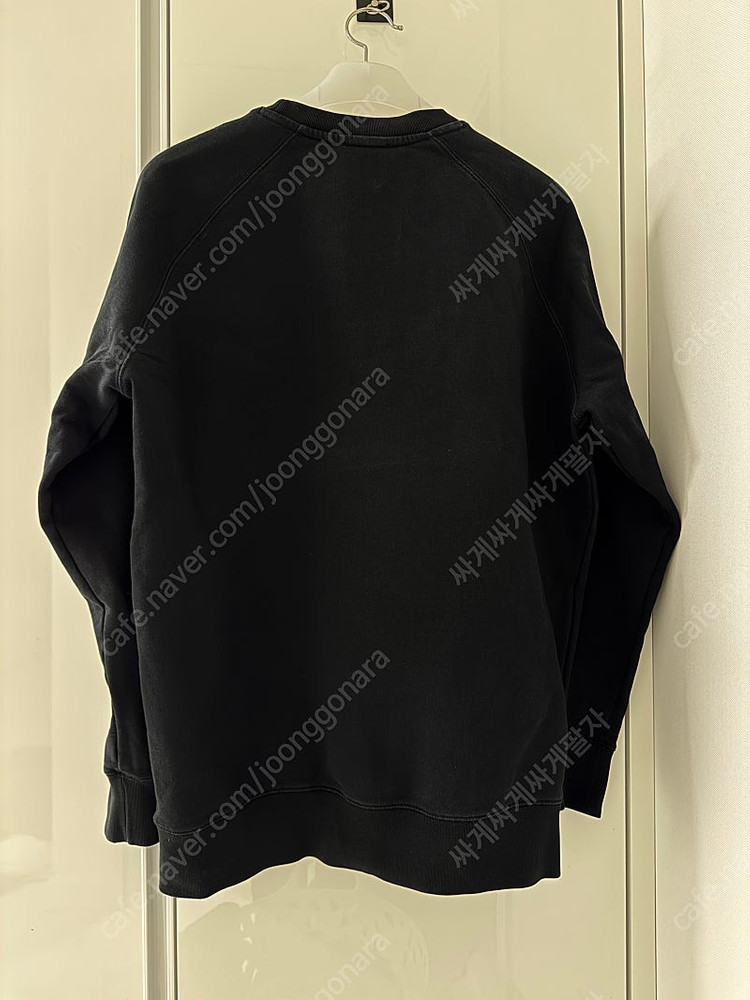 메종키츠네 더블폭스헤드 맨투맨 블랙--2