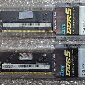 TeamGroup DDR5 64GB (32GB x 2개) 서린 정품, 미개봉 새제품, 일괄 택포 18만원