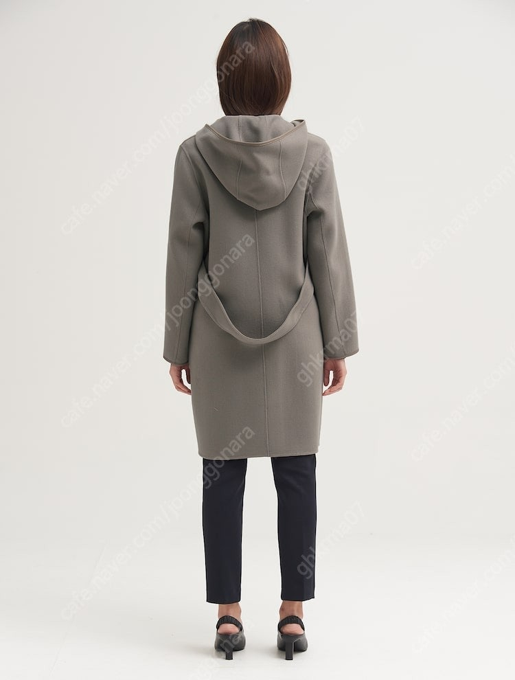 빈폴레이디스 후드 핸드메이드 코트--3