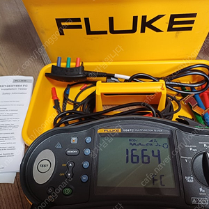 Fluke 1664FC 다기능 계량기 절연 전문 테스터 팝니다.