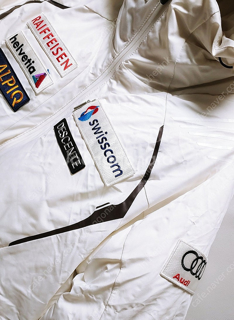 [M] 데상트 아우디 SKI 패딩점퍼 화이트1215--2
