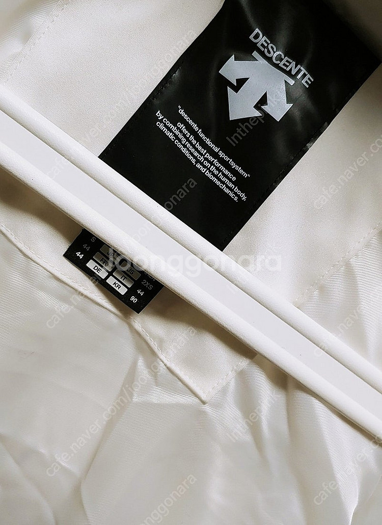 [M] 데상트 아우디 SKI 패딩점퍼 화이트1215--3
