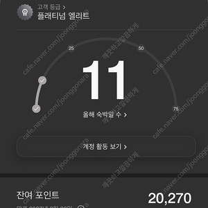 메리어트 포인트 2만점 양도