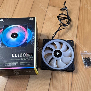 커세어 LL 120 rgb 블랙 4개 팝니다.