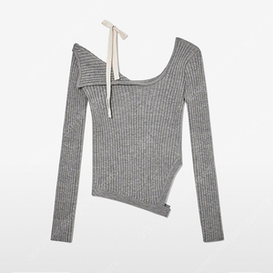 ISA ASYMMETRICAL KNIT TOP 글로니 아이사 니트