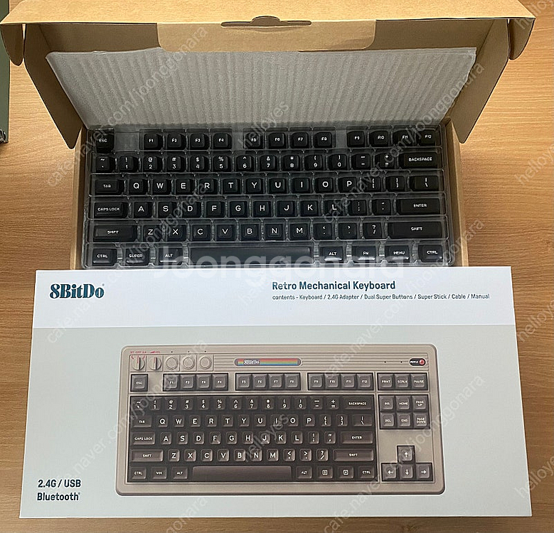 8bitdo 레트로 키보드 c64 + gmk wob p...--1