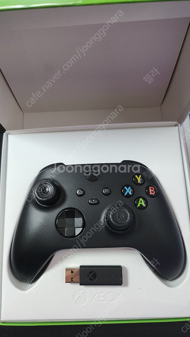xbox 엑박패드 4세대 + 정품 리시버 판매합니다--0