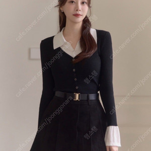 로아르 레이어드 니트 가디건 새상품