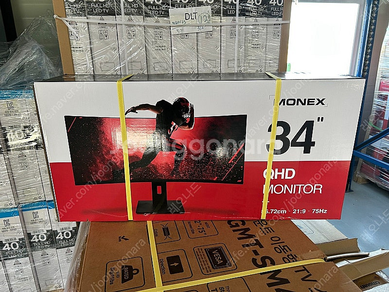 34인치 QHD 커브드 모니터 미개봉 새상품--0