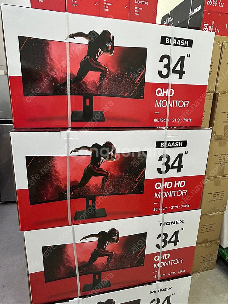 34인치 QHD 커브드 모니터 미개봉 새상품--4