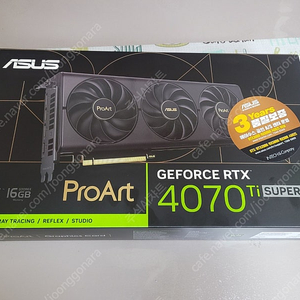 ASUS ProArt RTX4070TI SUPER O16G OC D6X 16GB 박스채 신품급