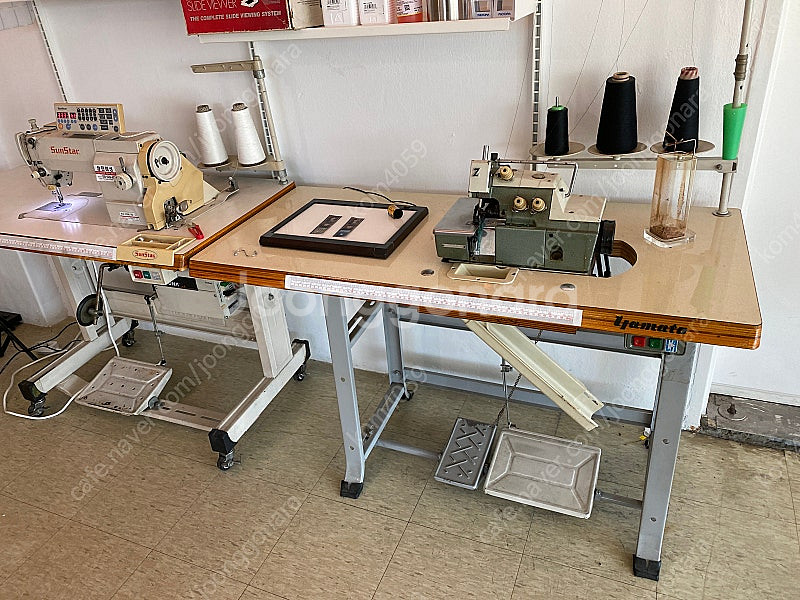 공업용 미싱, 오버로크 일괄 급처--3