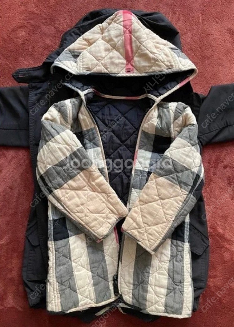 버버리 키즈 2in1 (남녀공용) 롱자켓 6Y/116--1