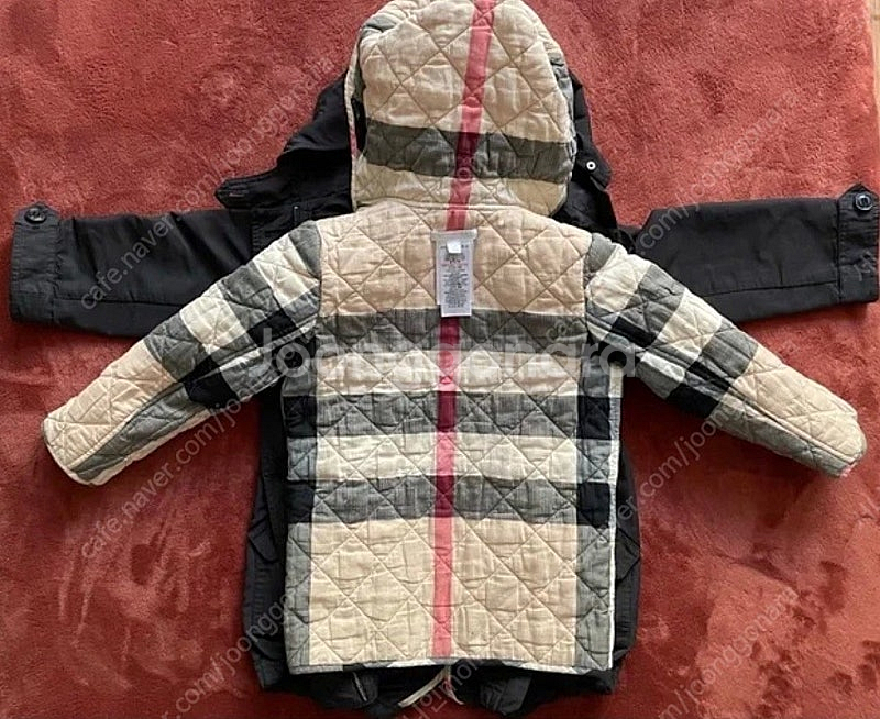 버버리 키즈 2in1 (남녀공용) 롱자켓 6Y/116--2