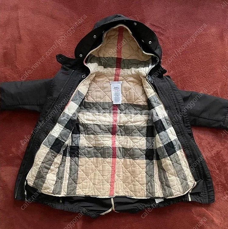 버버리 키즈 2in1 (남녀공용) 롱자켓 6Y/116--4