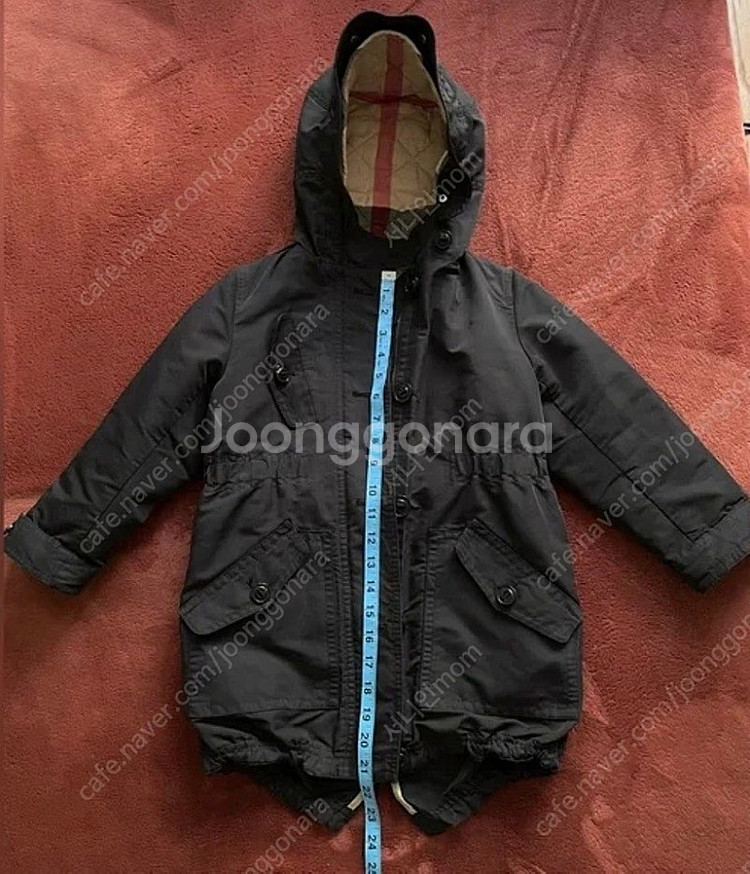 버버리 키즈 2in1 (남녀공용) 롱자켓 6Y/116--7