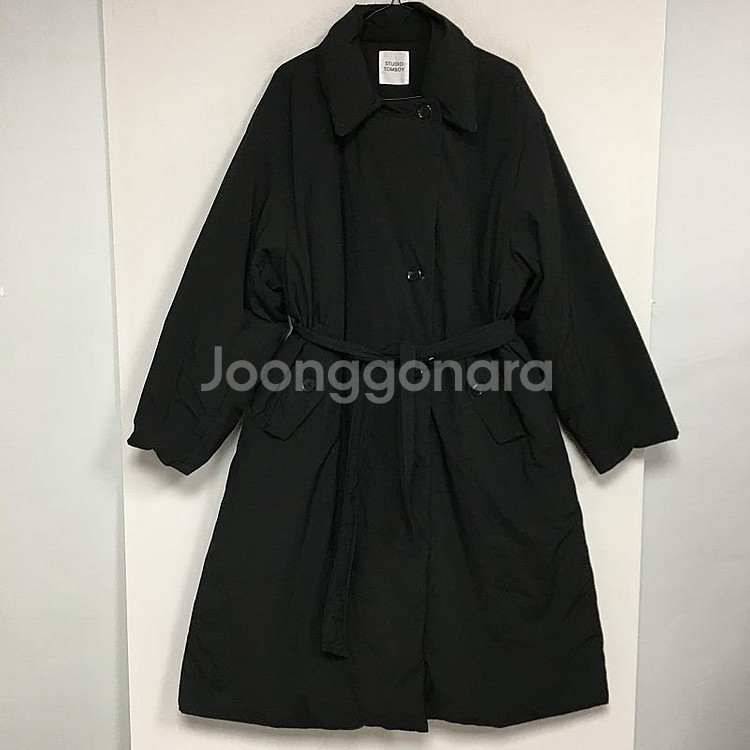 스튜디오톰보이 22FW 벨티드 구스 롱패딩 F--0