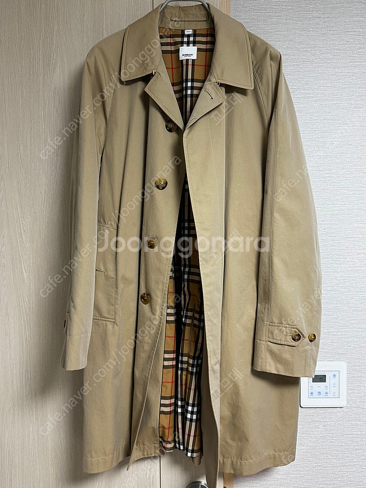 버버리 캠든 카코트 허니 52사이즈 판매--0