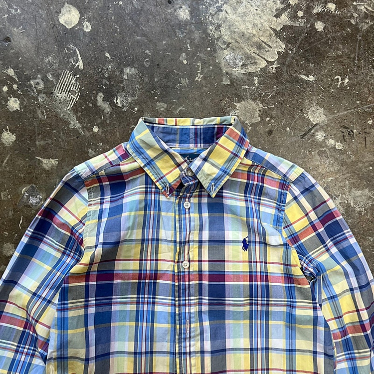 6) 폴로 랄프로렌 키즈 체크 셔츠 남방 빈폴 헤지스 닥스--1